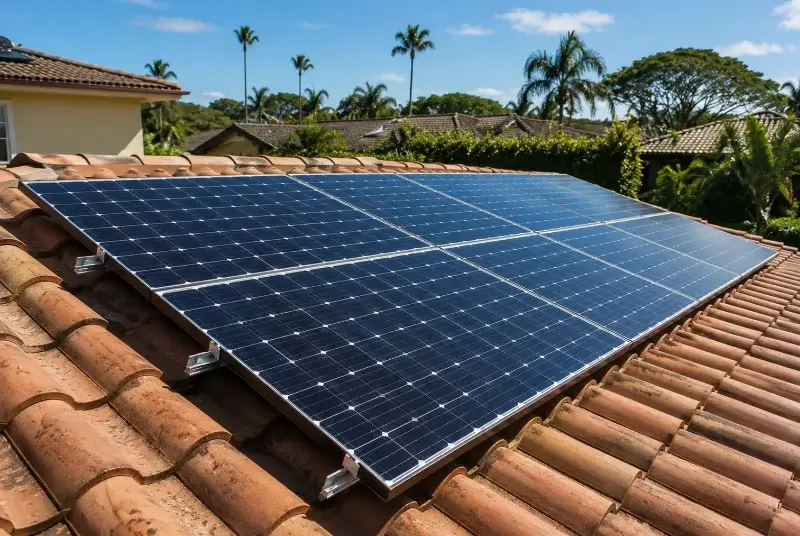 Installation de panneaux solaires à Chaveyriat